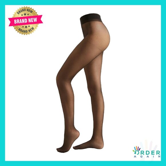 Sheer Sculpt Control Top Tights Elegant Minimal Chic Everyday Wear